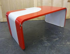 Jacques Tissinier Enameled Metal Coffee Table