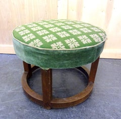 Otomana de lona de los años 30