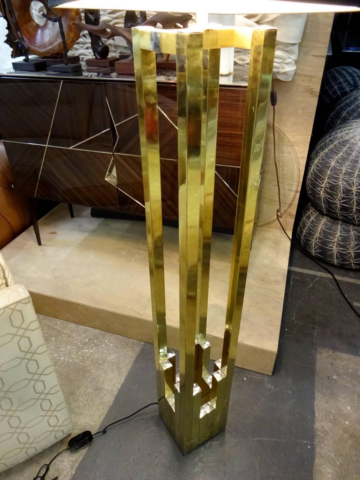 Neoclassical Willy Rizzo for Lumica Floor Lamp For Sale