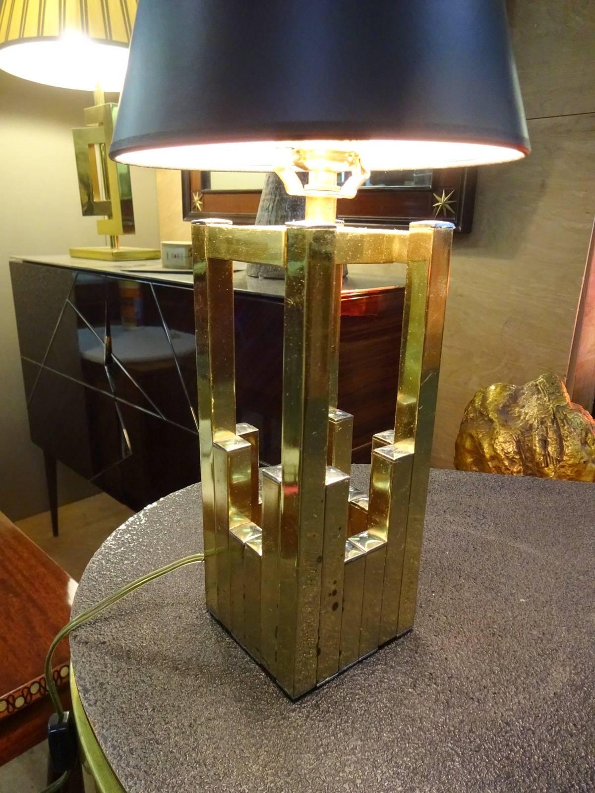Néoclassique Lampe de bureau Willy Rizzo par Lumica en vente