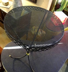 Metal Side Table in the Manner of Mathieu Mategot