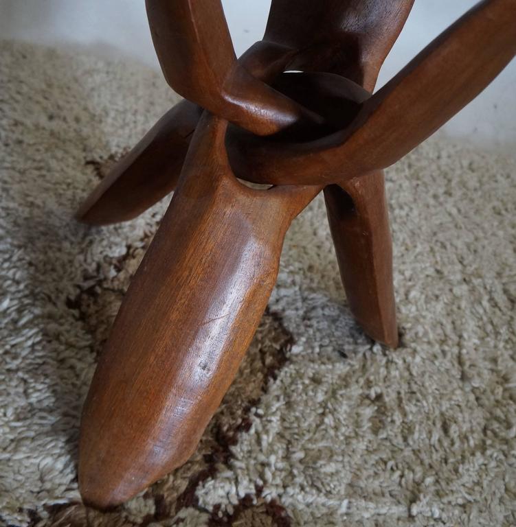 African Side Table For Sale at 1stdibs