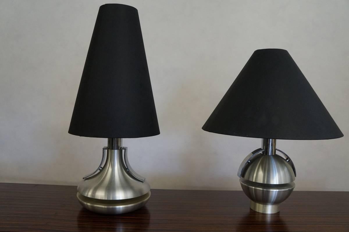 Pair of 1970s Table Lamps In Good Condition For Sale In Brooklyn, NY