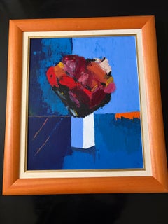 Abstract Floral Painting – French School