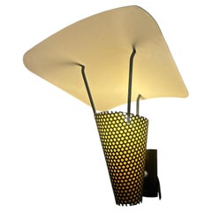 Applique murale « Kite » de Jacques Biny, métal noir, France, 1950