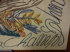 Impression sur toile "La Parisienne Aux Champs" par Touchagues