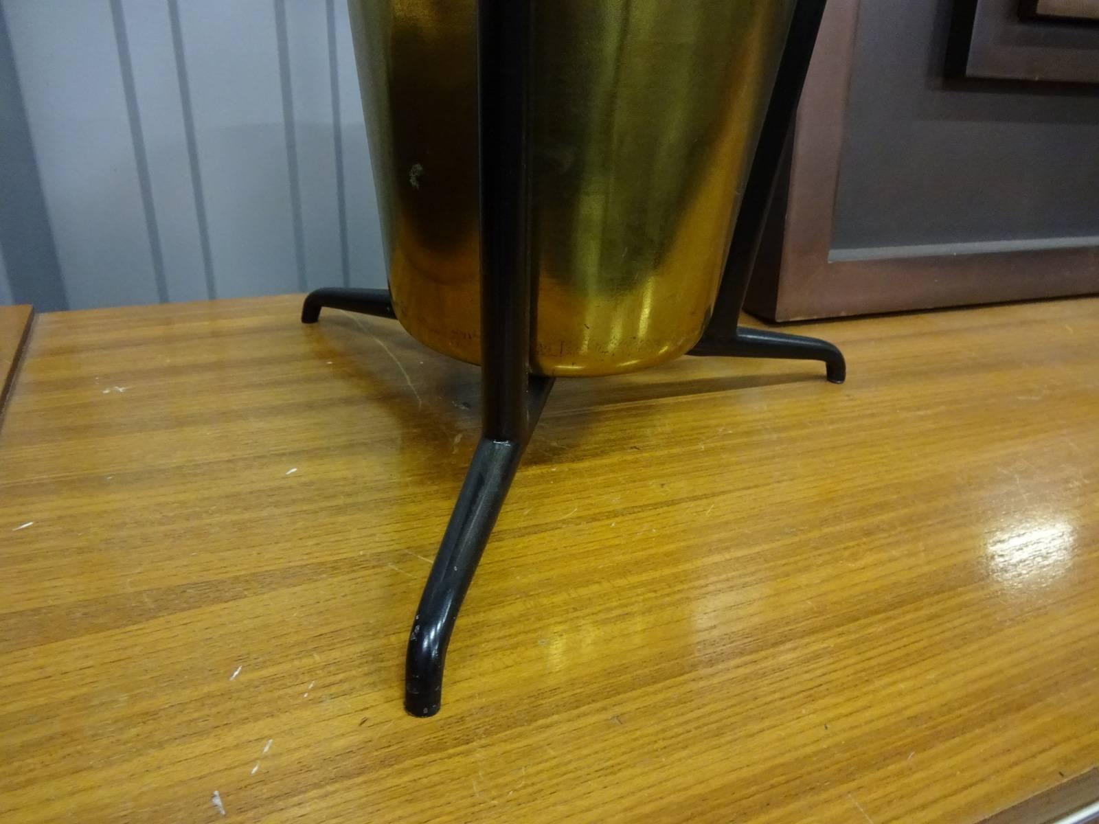 Brass Umbrella Stand from the 1950s In Good Condition In Brooklyn, NY