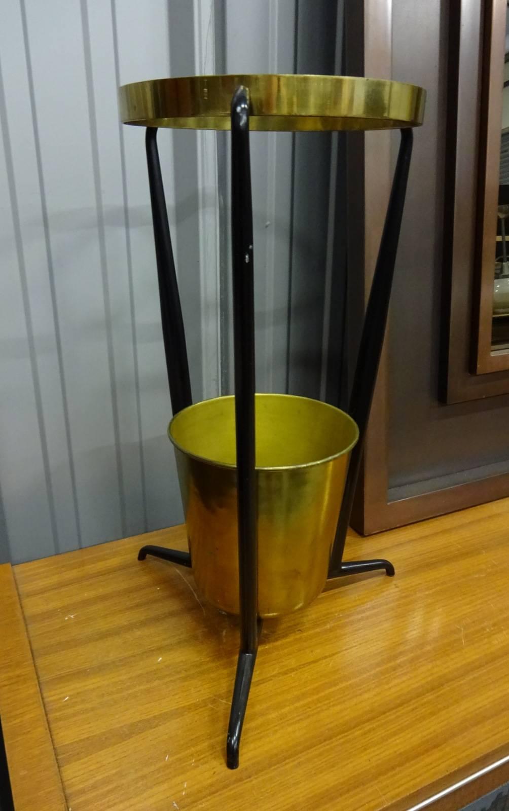 Brass Umbrella Stand from the 1950s 1
