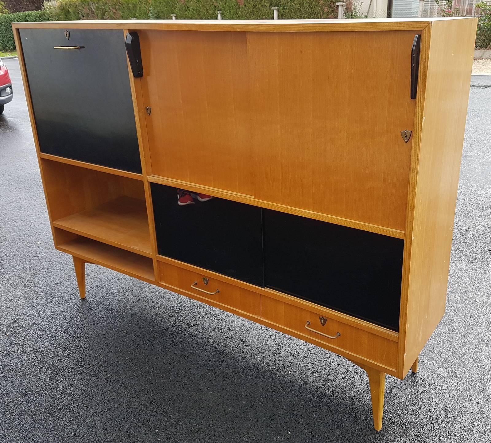 Lacquered Charles Ramos Cabinet or Secretaire