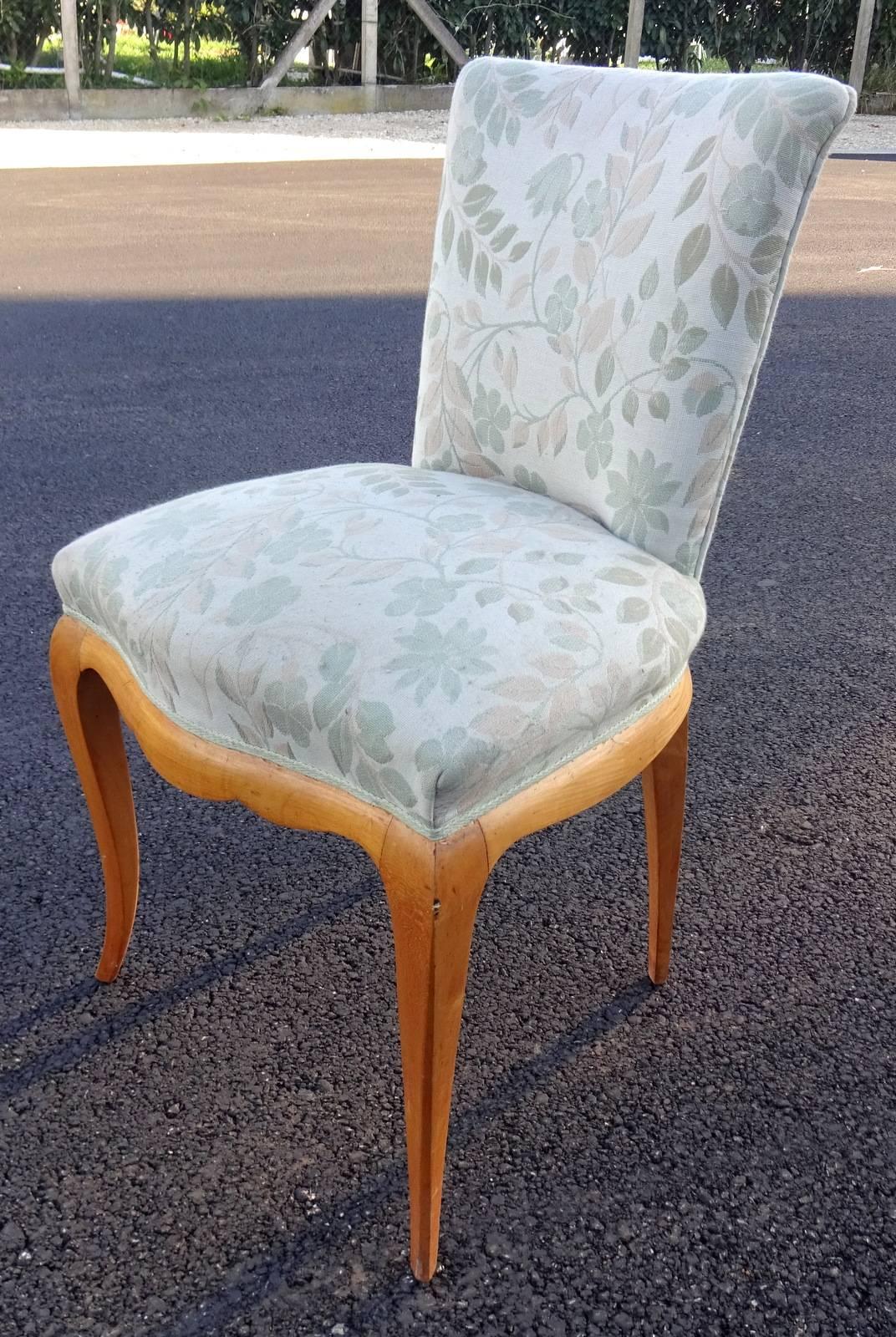 Rene Prou Side Chair In Fair Condition In Brooklyn, NY