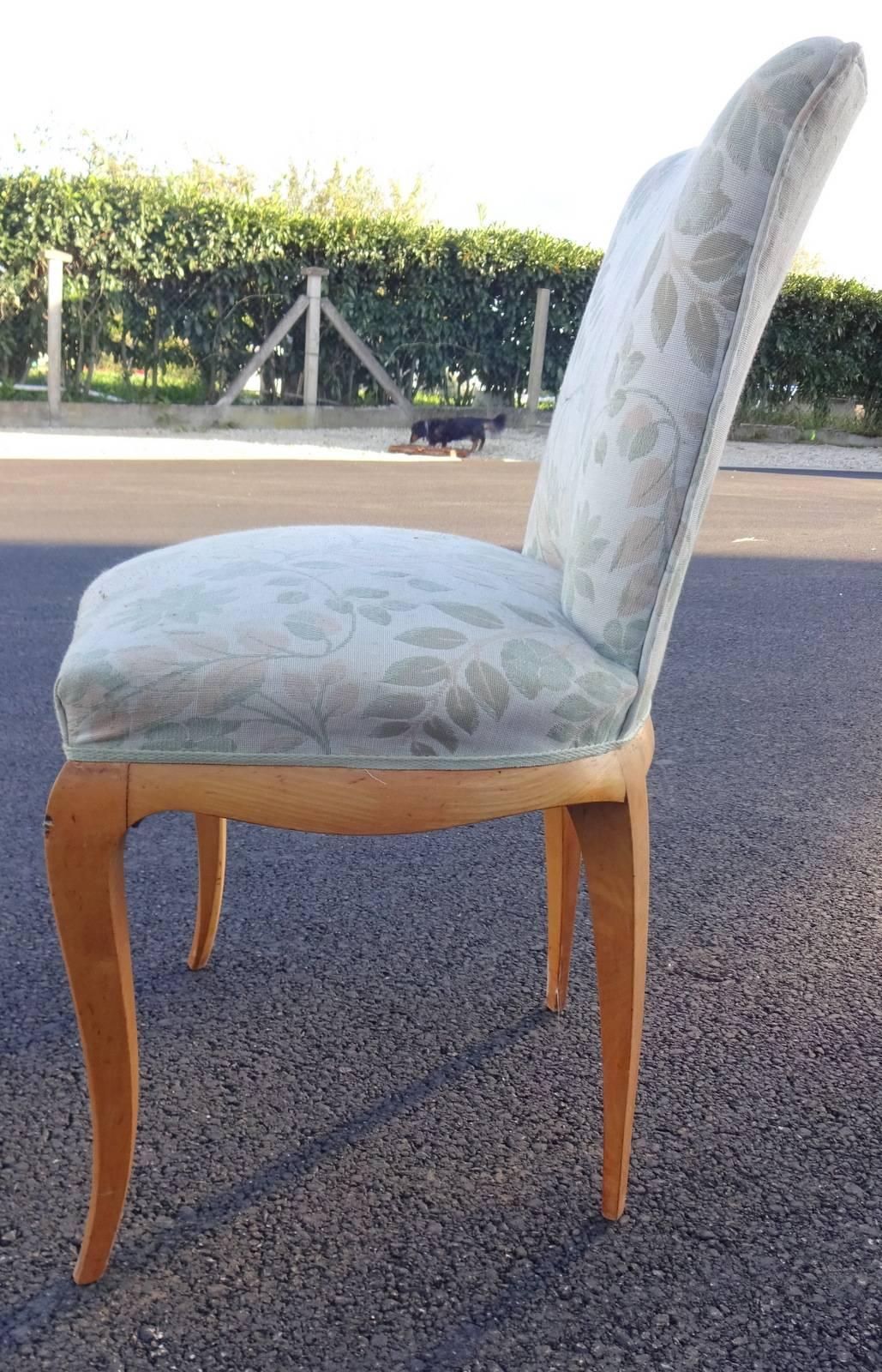 20th Century Rene Prou Side Chair