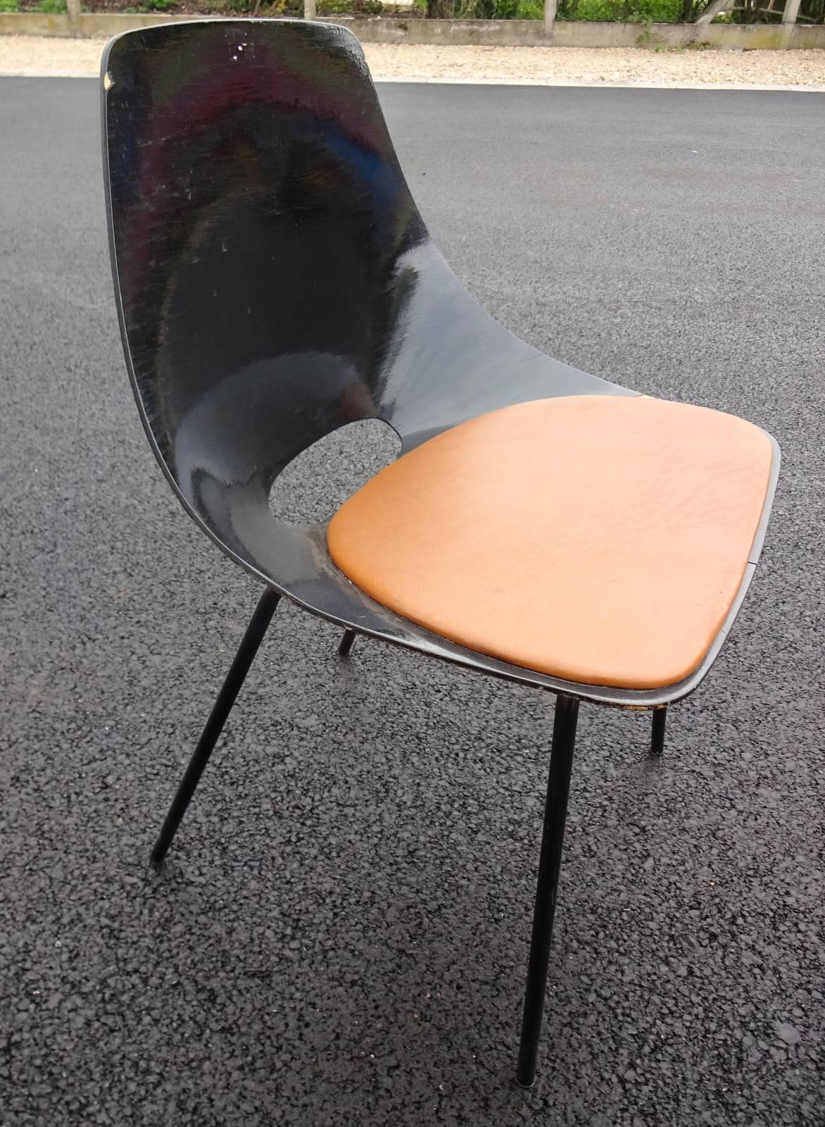 French Tonneau Chair by Pierre Guariche