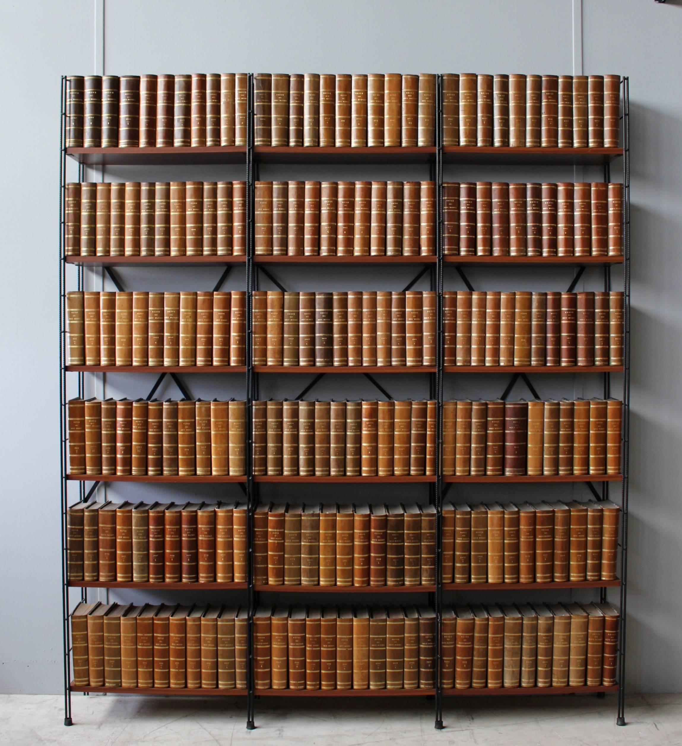Collections of French Antiques Leather Bound Books - Price is per yard - 1