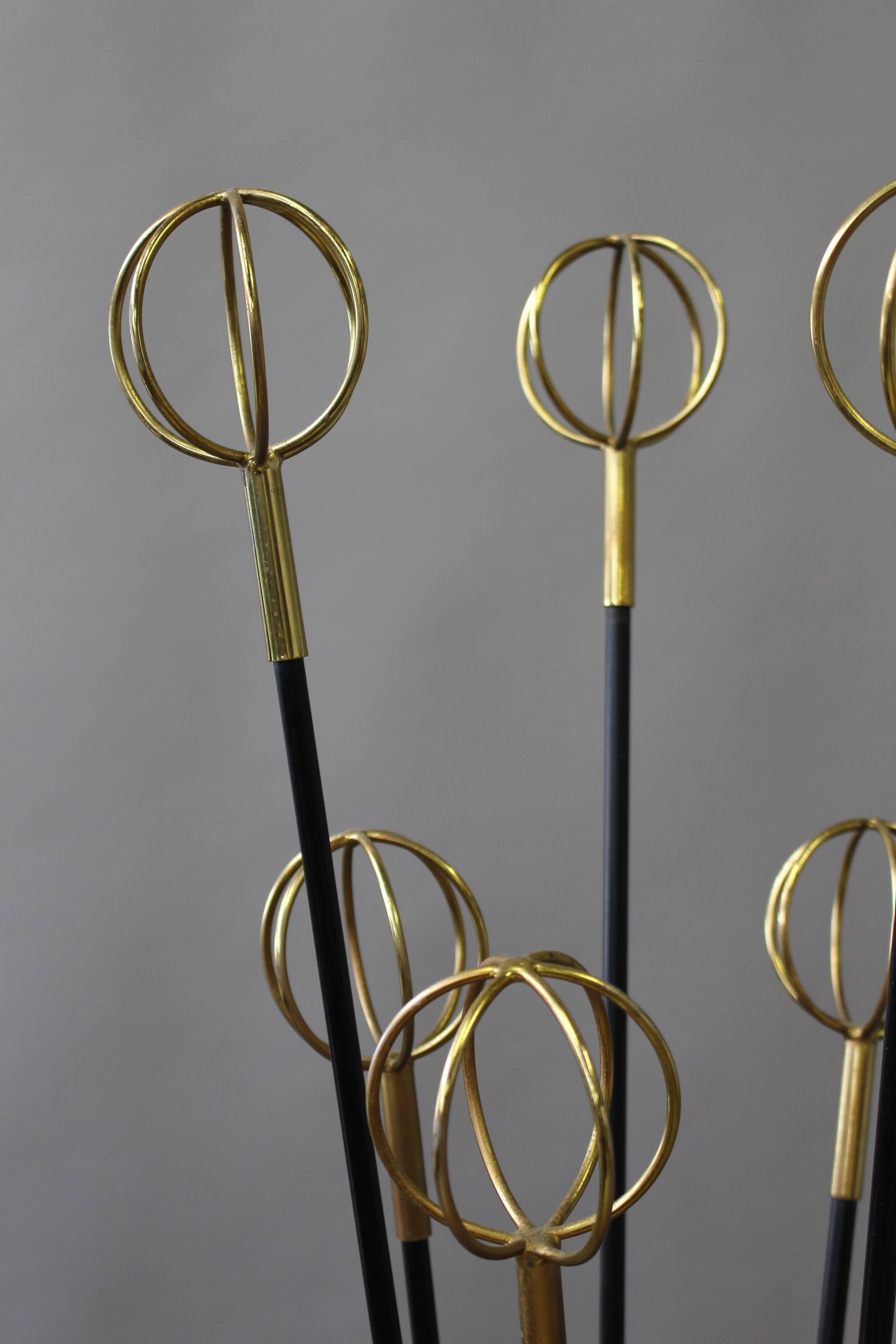 A French 1950s Coat Rack Stands by Roger Feraud for Geo 4