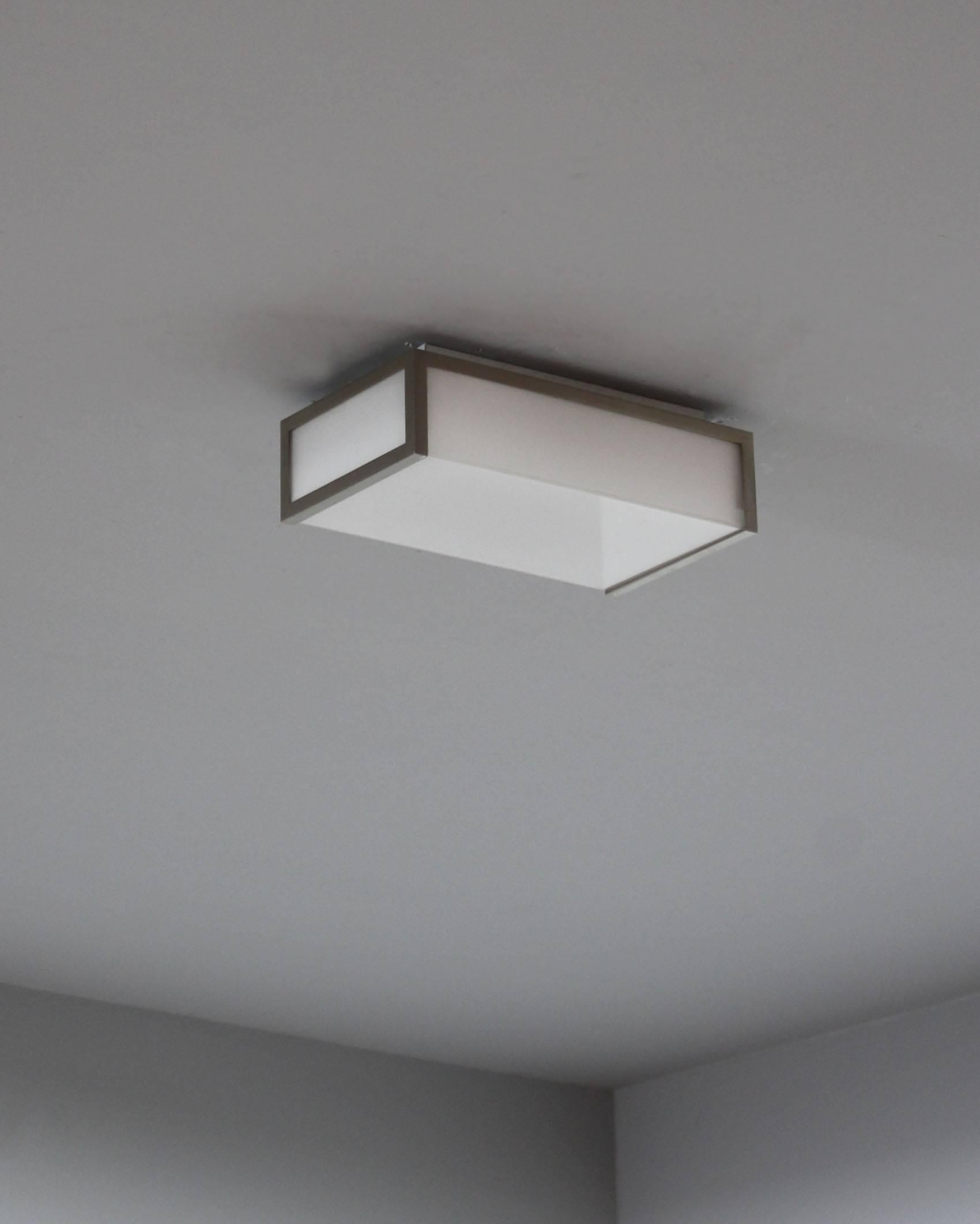 rectangular flush mount light