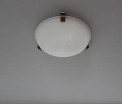 Fine French Art Deco Flush Mount/Wall Sconce by Jean Perzel