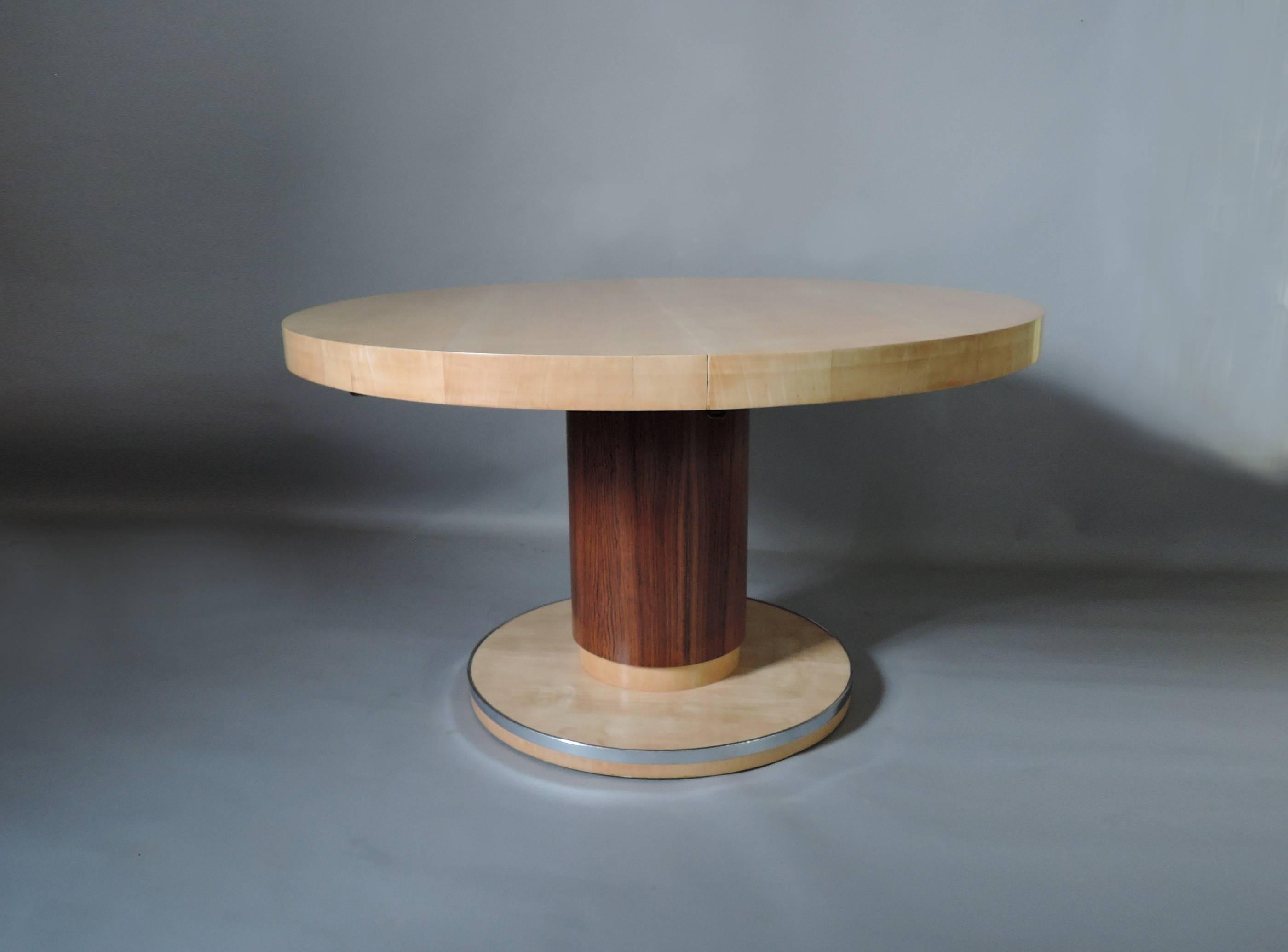 art deco round dining table