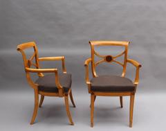 A Set of 14 Fine French Art Deco Chairs by Ernest Boiceau (12 side and 2 arm)