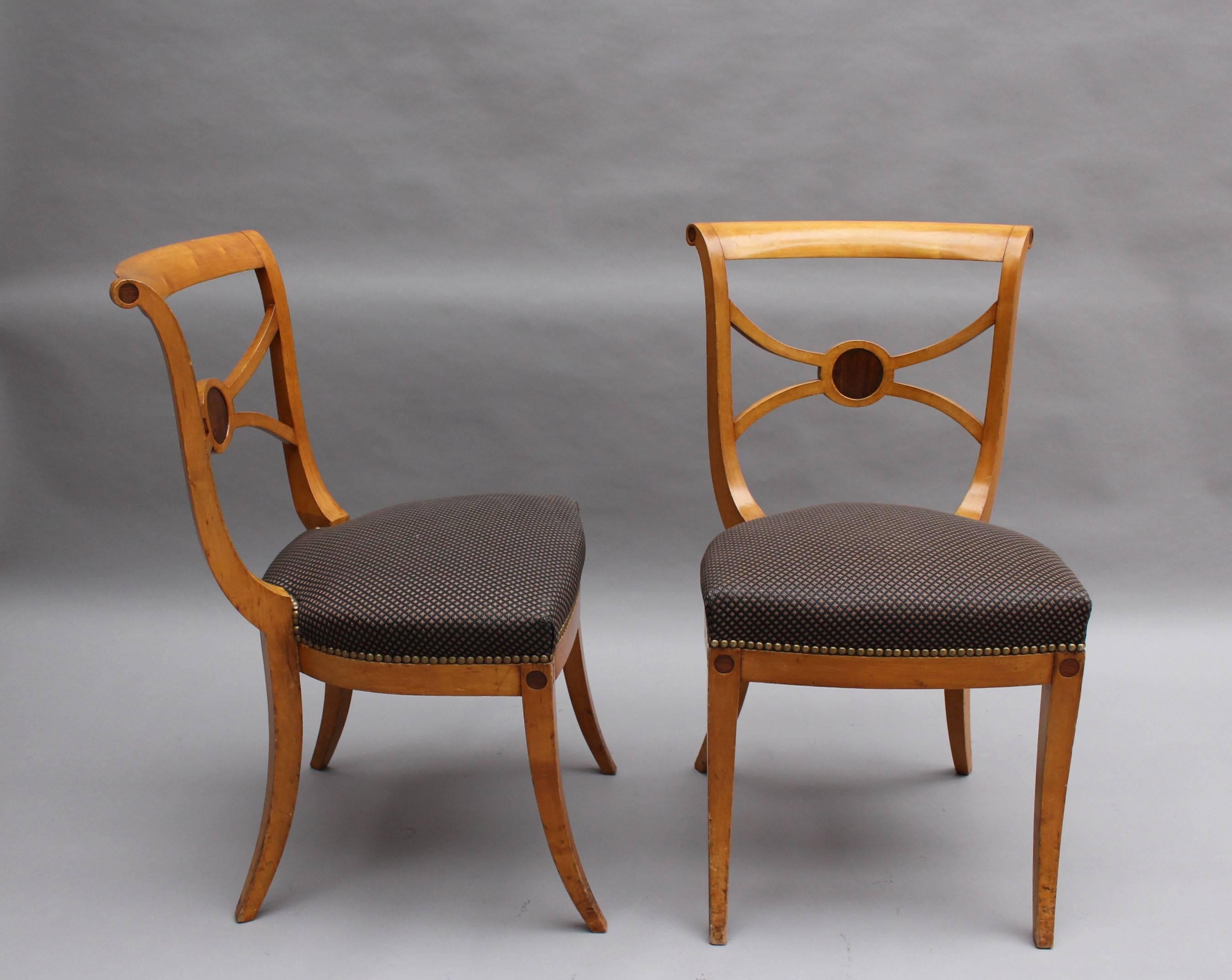 Neoclassical A Set of 14 Fine French Art Deco Chairs by Ernest Boiceau (12 side and 2 arm)