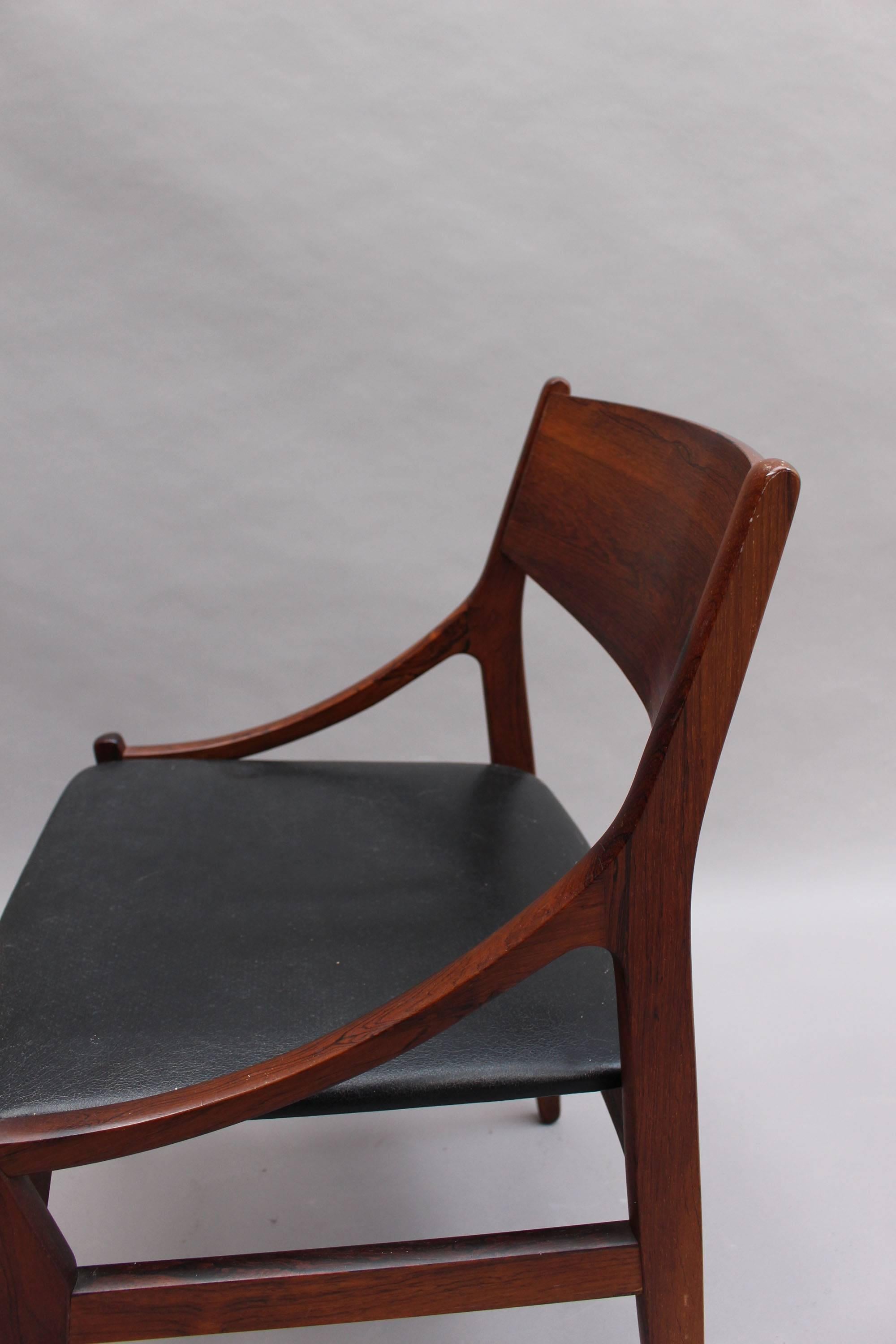 Set of Four 1960s Danish Chairs by Vestervig Erikson 5