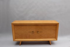 French Art Deco Two-Door Sycamore Buffet by Suzanne Guiguichon