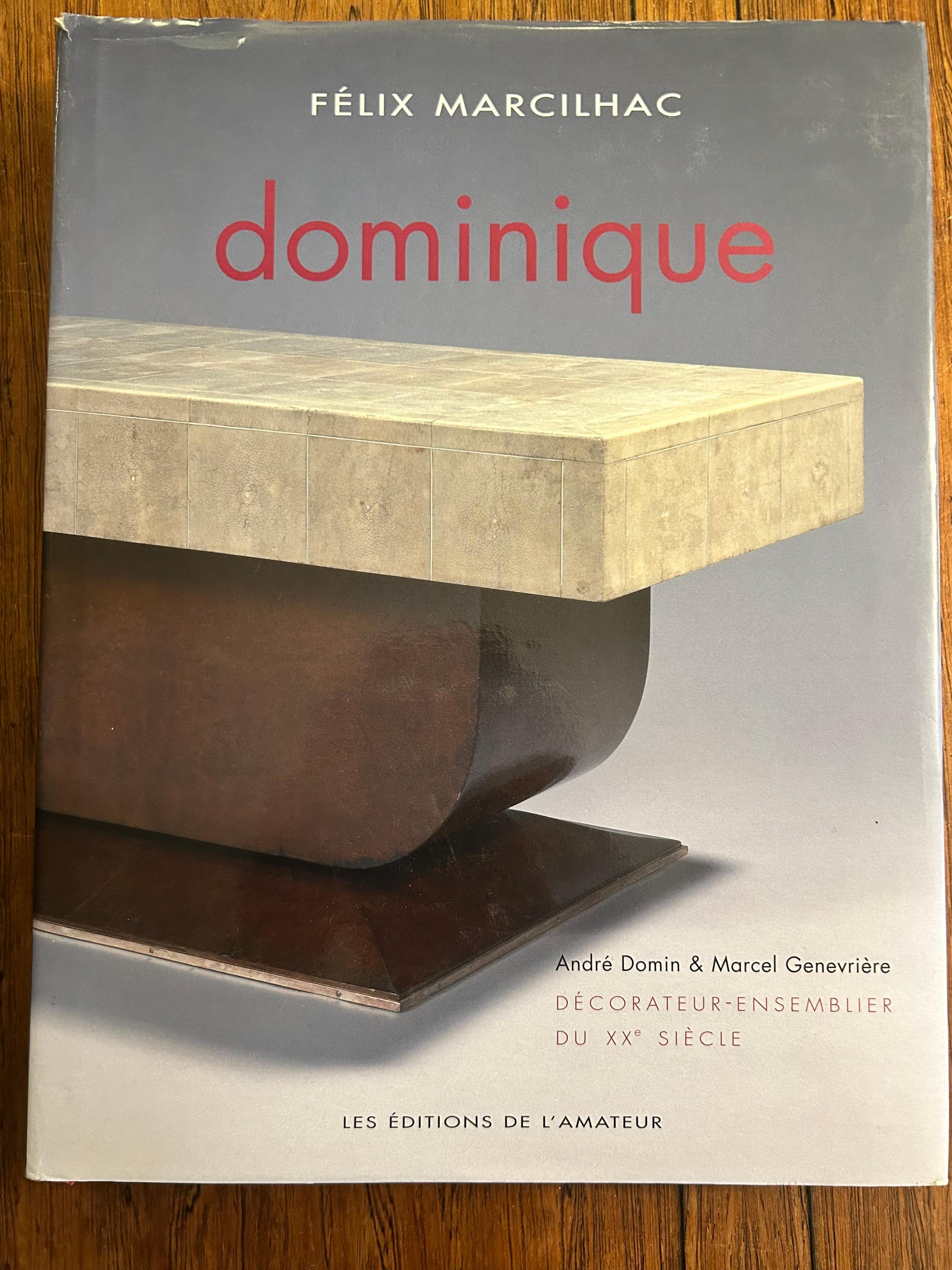 Set di 8 sedie in noce Art Deco francese di Dominique (6 laterali e 2 con braccioli) in vendita 12