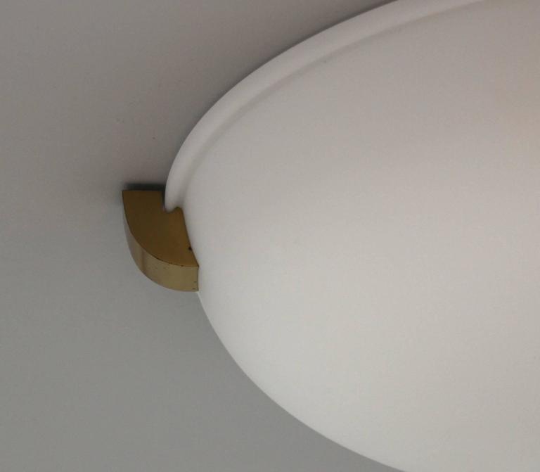 Four Fine French Art Deco Flush Mount / Wall Sconce by Jean Perzel For