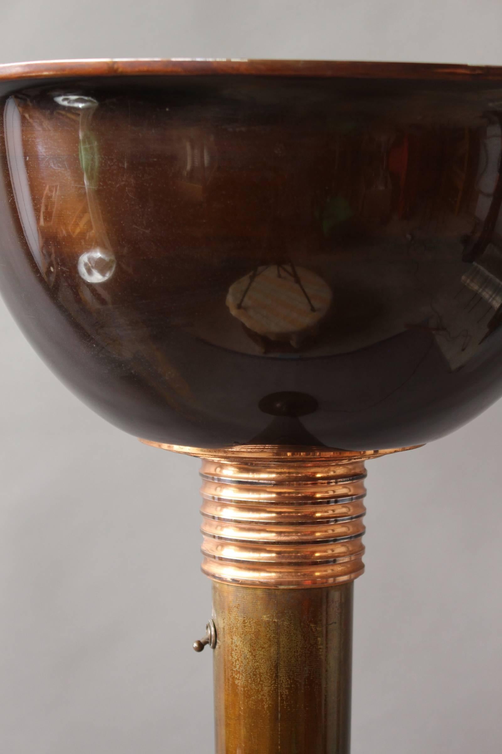 A Fine French Art Deco Floor Lamp by Genet et Michon 2