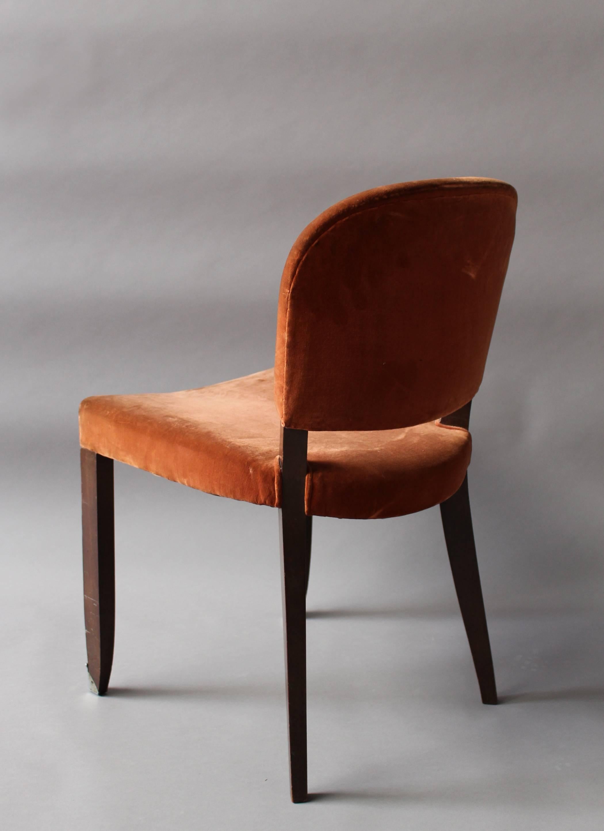 Fine French Art Deco Chair by Leleu 1