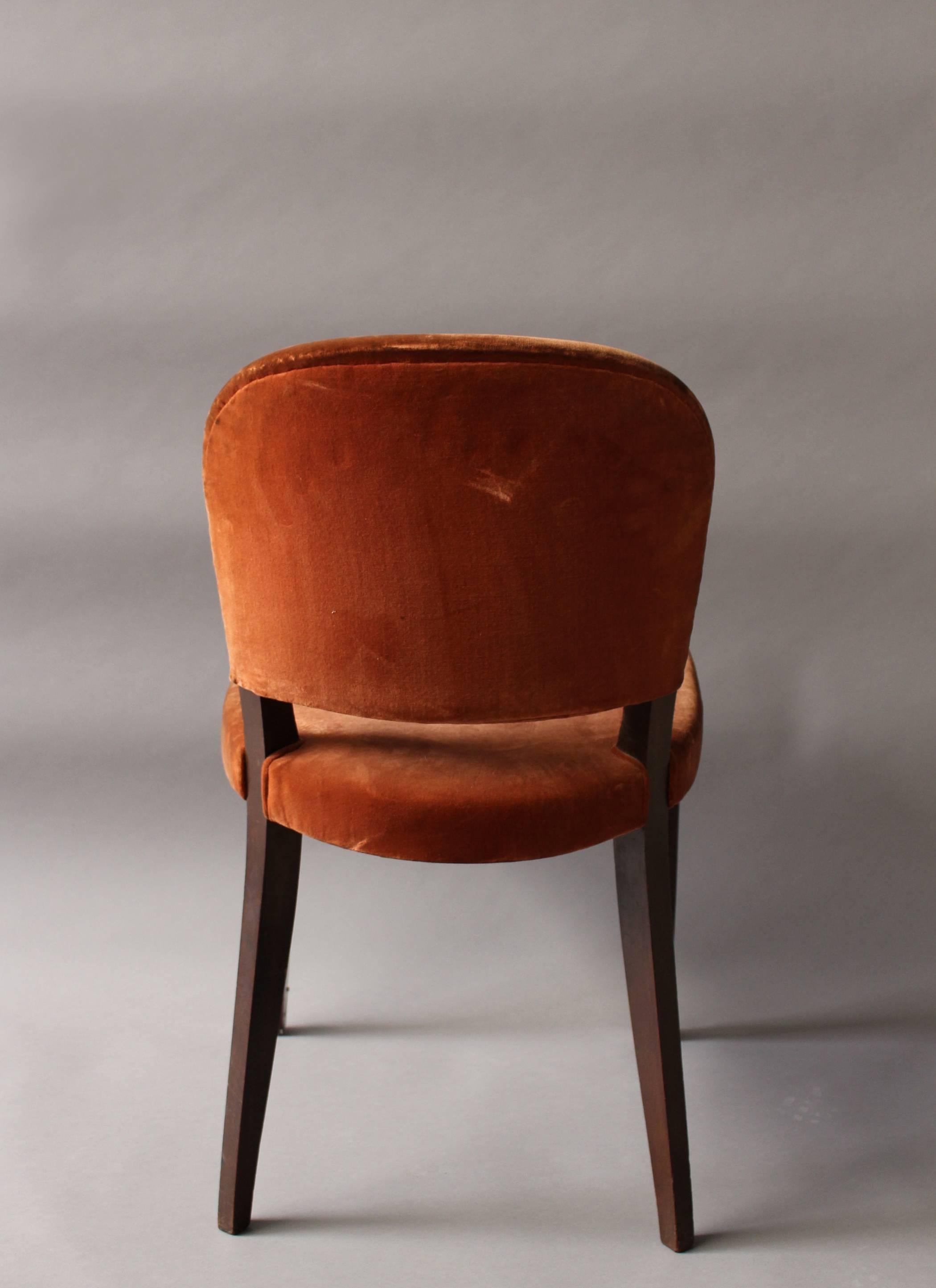 Fine French Art Deco Chair by Leleu 2