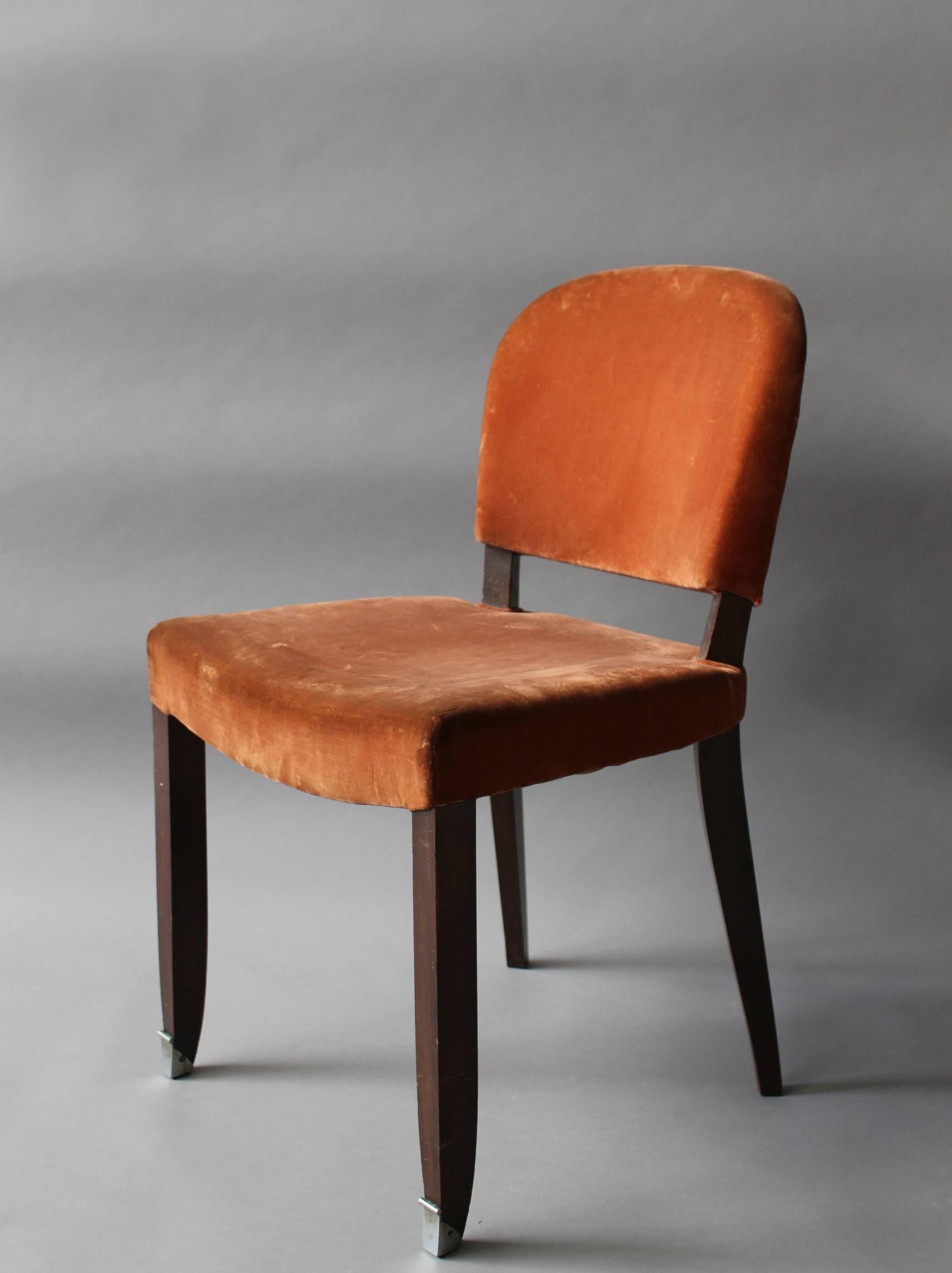 Mid-20th Century Fine French Art Deco Chair by Leleu