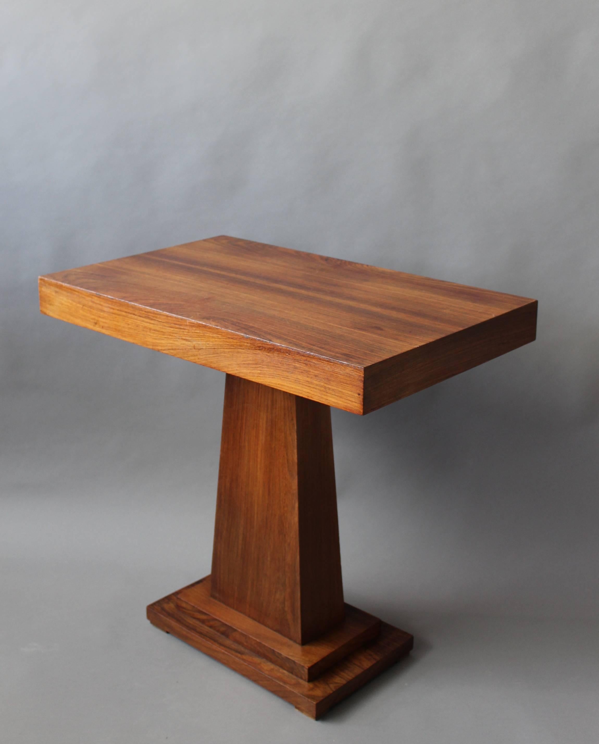 A Fine French Art Deco rosewood gueridon / side table.
