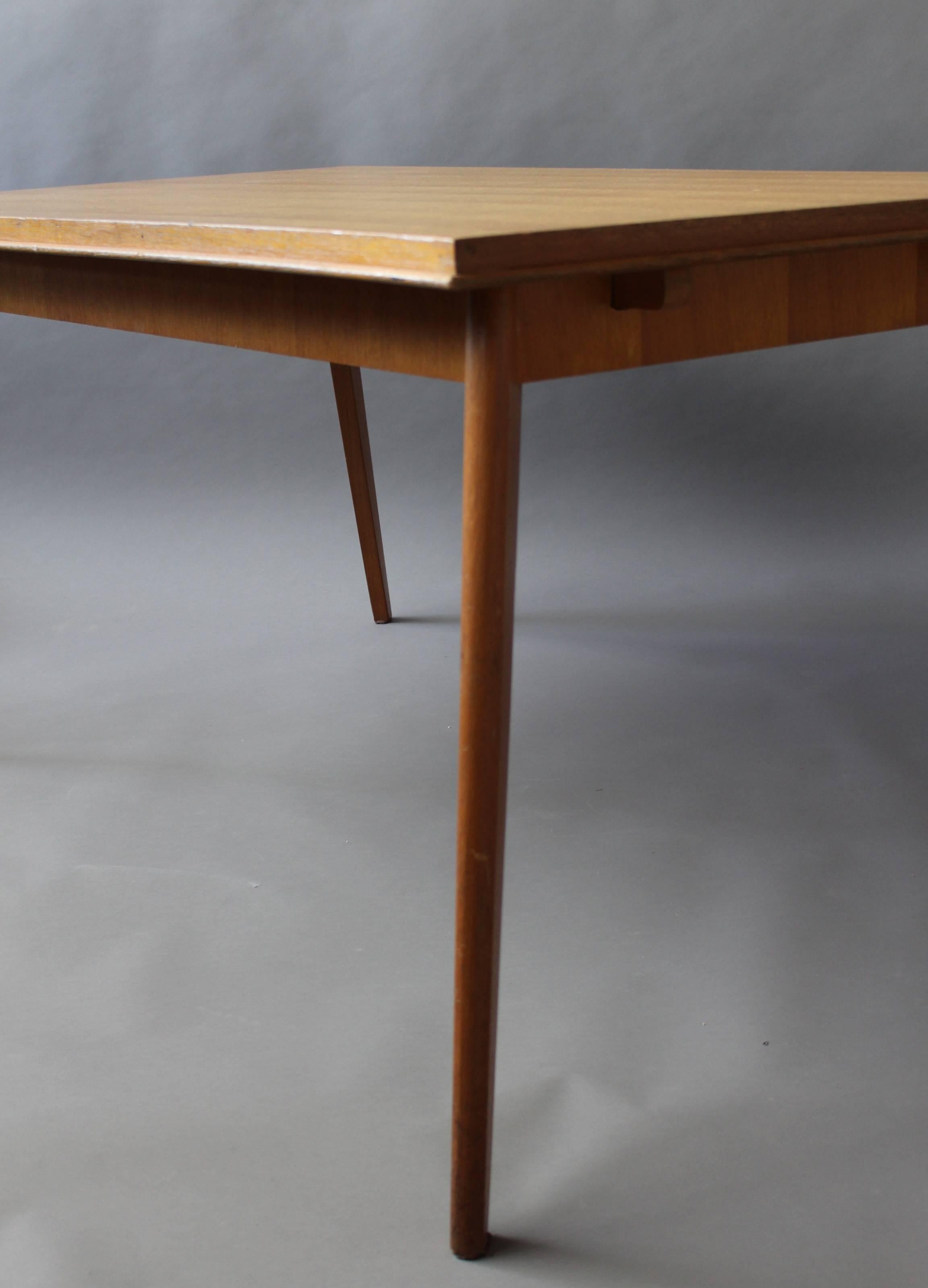 A Fine 1950s Compass Oak Table For Sale 1