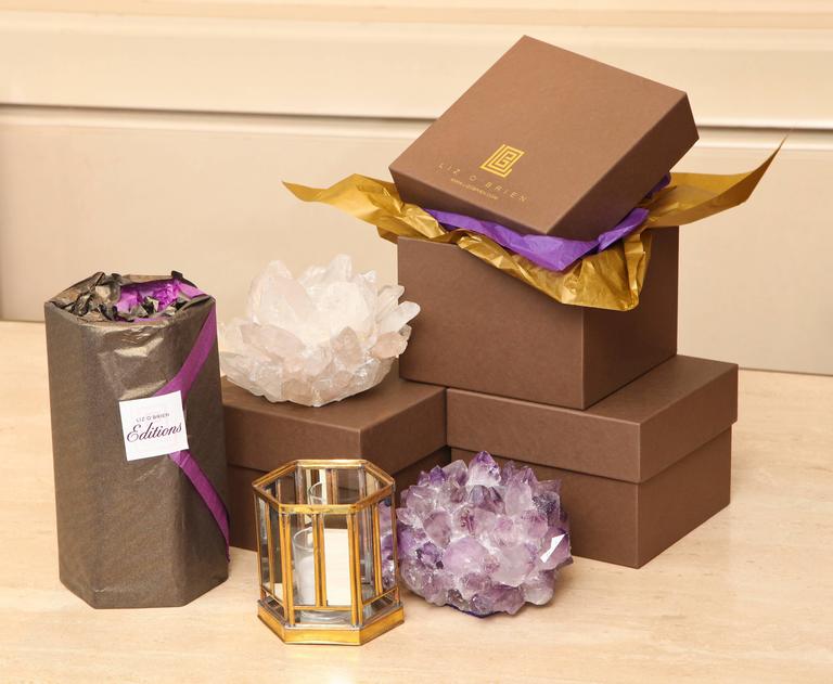 Liz O'Brien Editions Rock Crystal Votives at 1stDibs rock crystal