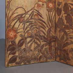 Max Kuehne 3 Panel Folding Screen