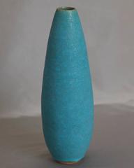 Sandra Zeenni Turquoise Ceramic Vase