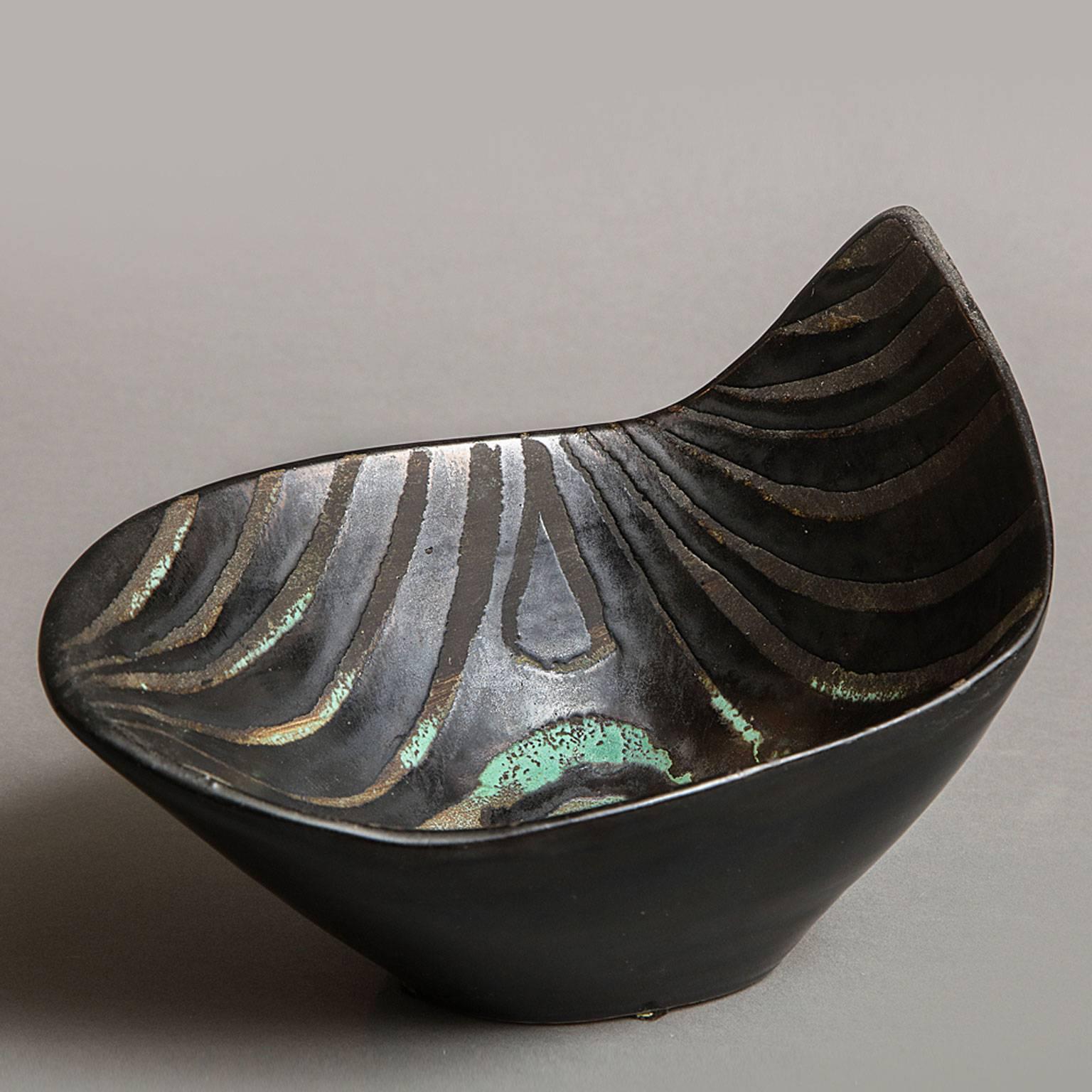 Mid-20th Century Roger Capron Trio of Ceramic Objects