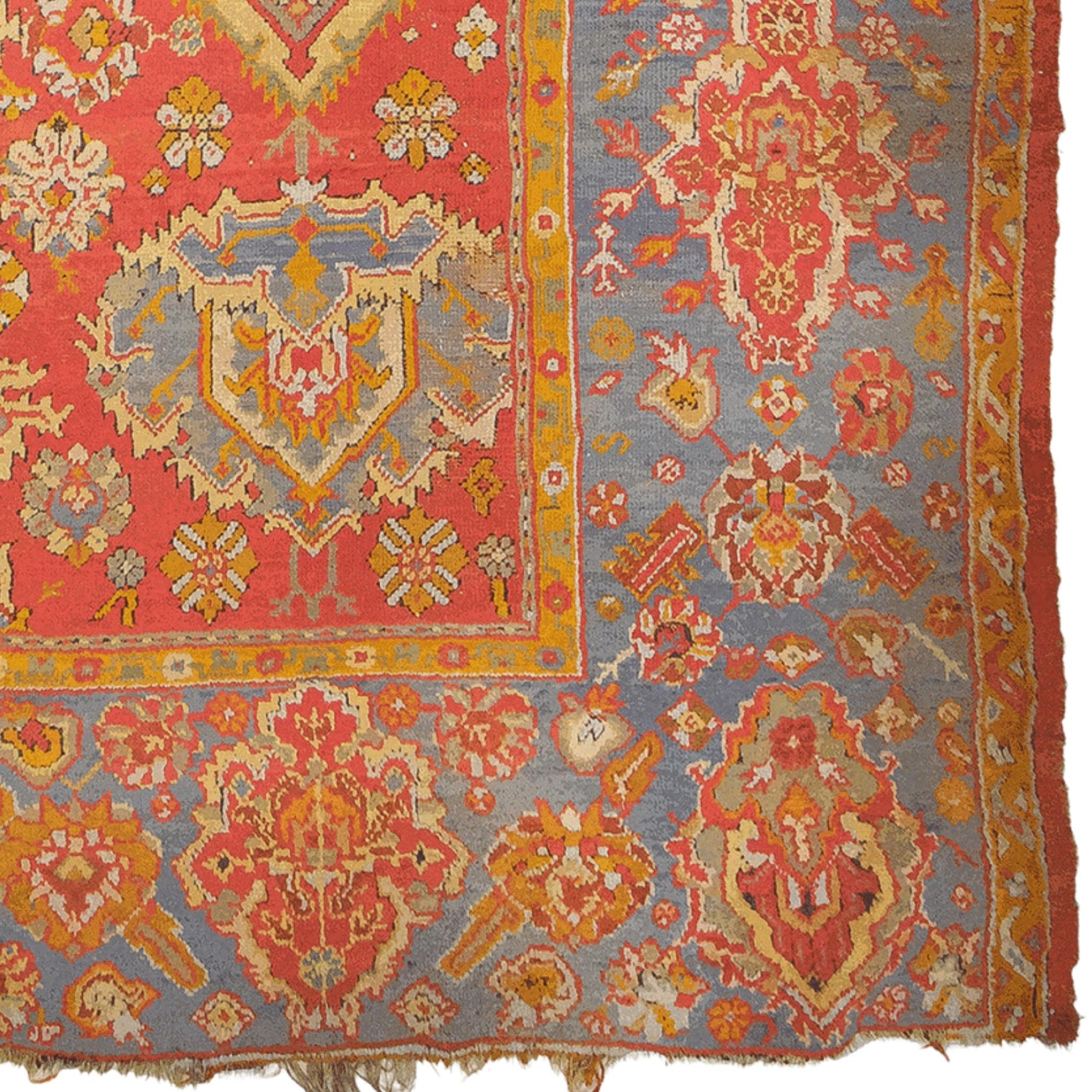 Ushak-Teppich aus dem späten 19. Jahrhundert im Zustand „Gut“ im Angebot in Sultanahmet, 34