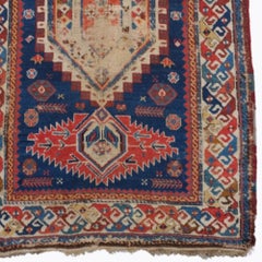 Late of 19th Century Antique Caucasian Shirvan Runner