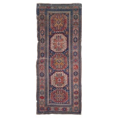 Late 19th Century Antique Caucasian Shirvan Runner Rug