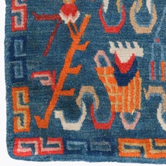 Antiker Tibet-Teppich – Ende des 19. Jahrhunderts