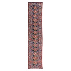 Antique Floral Design Runner - Late 19th Century
