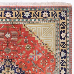 Antique Floral Design Carpet - Late 19th Century