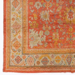 Antique Ushak Carpet - Mid 19th Century
