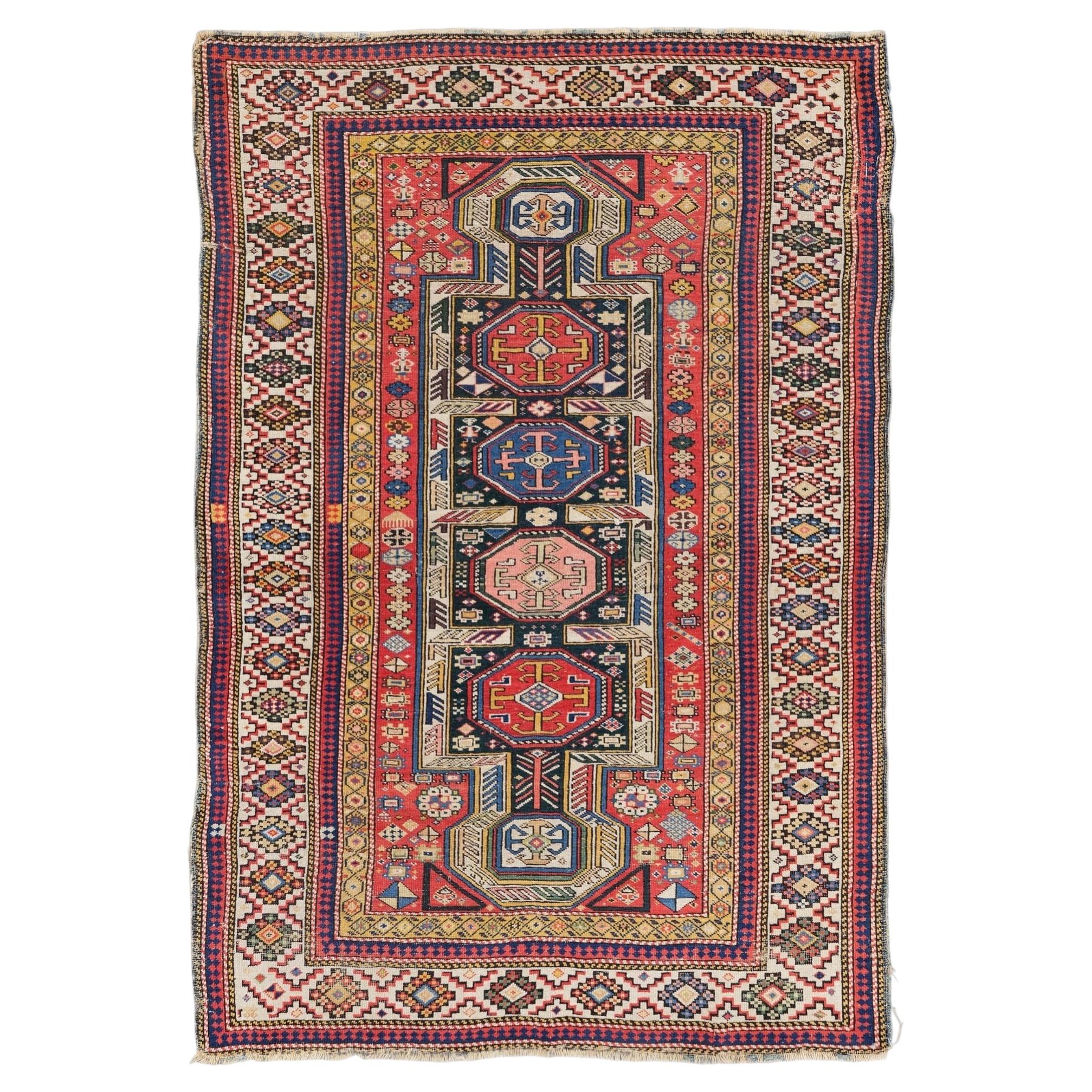 Antique Shirvan Prayer Rug - Late 19th Century