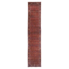 Chemin de table ancien à motifs floraux, fin du XIXe siècle