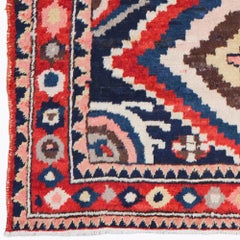 Tapis ancien à motifs géométriques - Fin du XIXe siècle