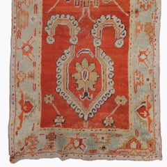 Antique Ushak Runner - Late 19th century