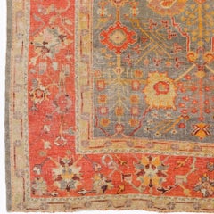 Antique Ushak Carpet - Late 19th century