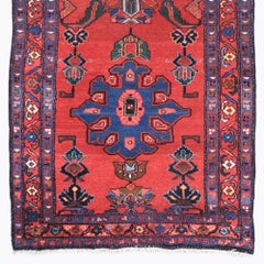Antique Floral Design Runner - Late 19th century